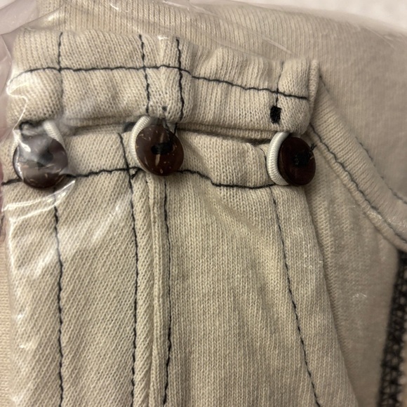 NEW! FREE PEOPLE Strada Set SMALL Barnacle Island Cream Sleeveless Top Shorts - Picture 10 of 16